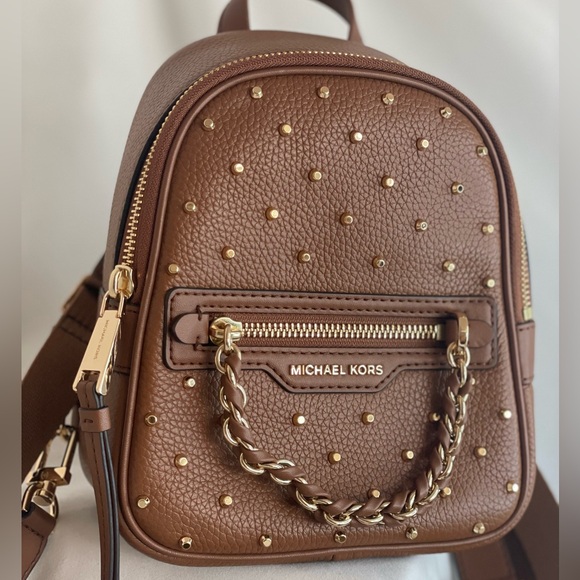 NWT Michael Kors XS Elliot Leather Backpack - Picture 2 of 7